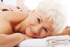 Lady in White relaxation massage